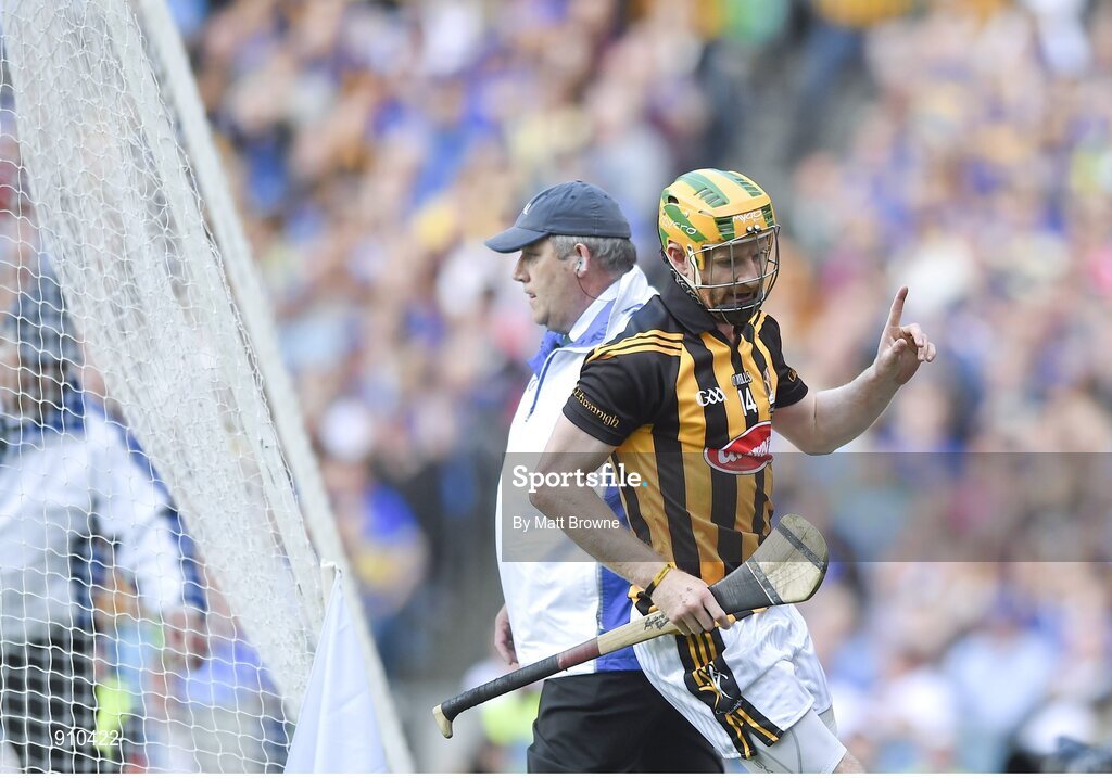 7 September 2014; Richie Power, Kilkenny, celebrates after scoring his side's first goal. GAA Hurling All Ireland Senior Championship Final, Kilkenny v Tipperary. Croke Park, Dublin. Picture credit: Matt Browne / SPORTSFILE