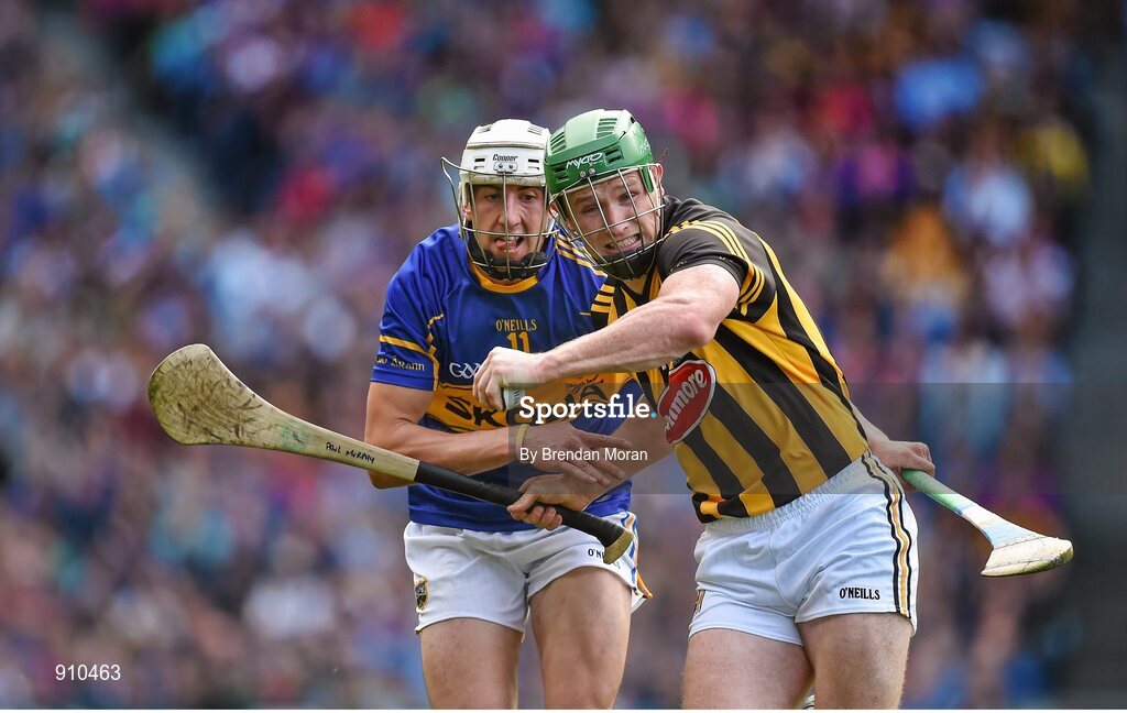 7 September 2014; Paul Murphy, Kilkenny, in action against Patrick Maher, Tipperary. GAA Hurling All Ireland Senior Championship Final, Kilkenny v Tipperary. Croke Park, Dublin. Picture credit: Brendan Moran / SPORTSFILE