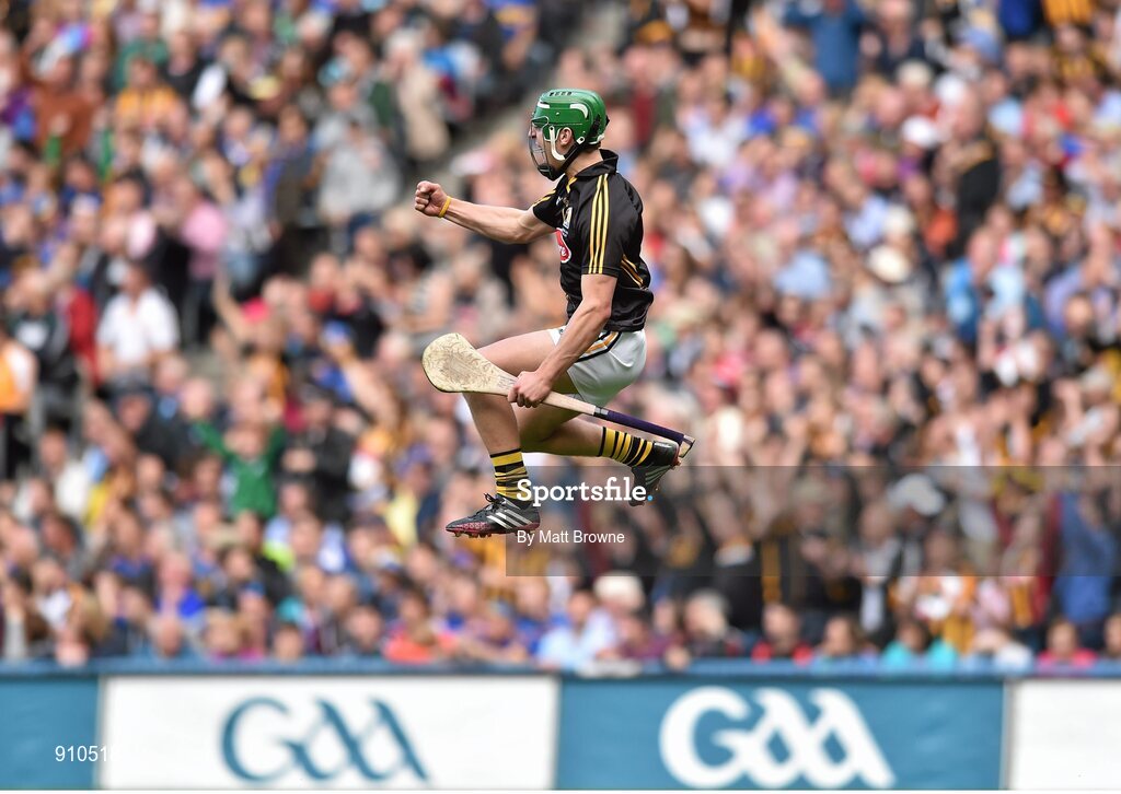 7 September 2014; Kilkenny goalkeeper Eoin Murphy celebrates his side's third goal. GAA Hurling All Ireland Senior Championship Final, Kilkenny v Tipperary. Croke Park, Dublin. Picture credit: Matt Browne / SPORTSFILE