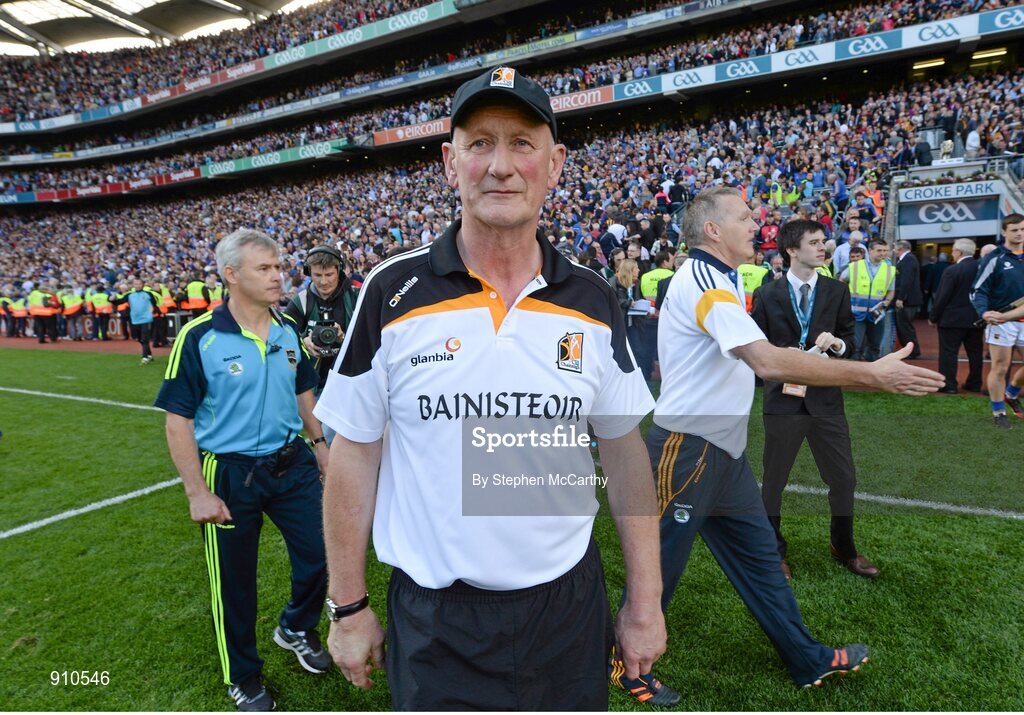 7 September 2014; Kilkenny manager Brian Cody after the game ended in a draw. GAA Hurling All Ireland Senior Championship Final, Kilkenny v Tipperary. Croke Park, Dublin. Picture credit: Stephen McCarthy / SPORTSFILE