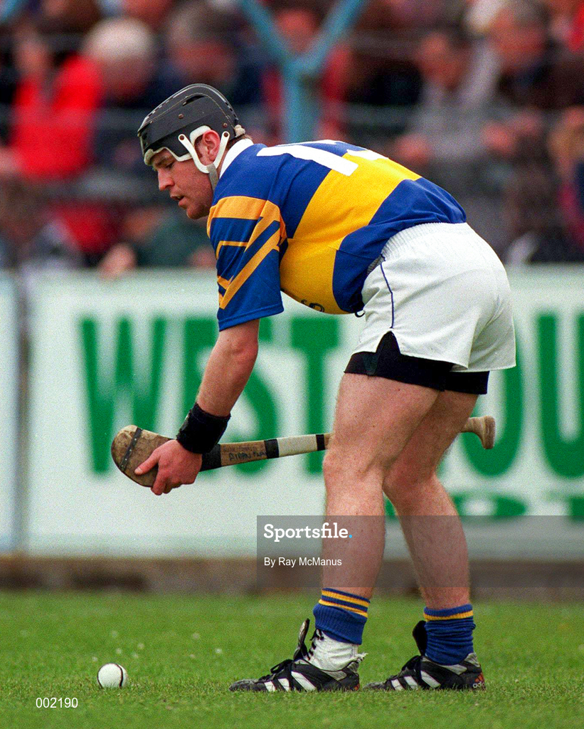 10 May 1997; Aidan Flanagan of Tipperary during the National Hurling League Division 1 match between Clare and Tipperary at Cusack Park in Ennis. Photo by Ray McManus/Sportsfile