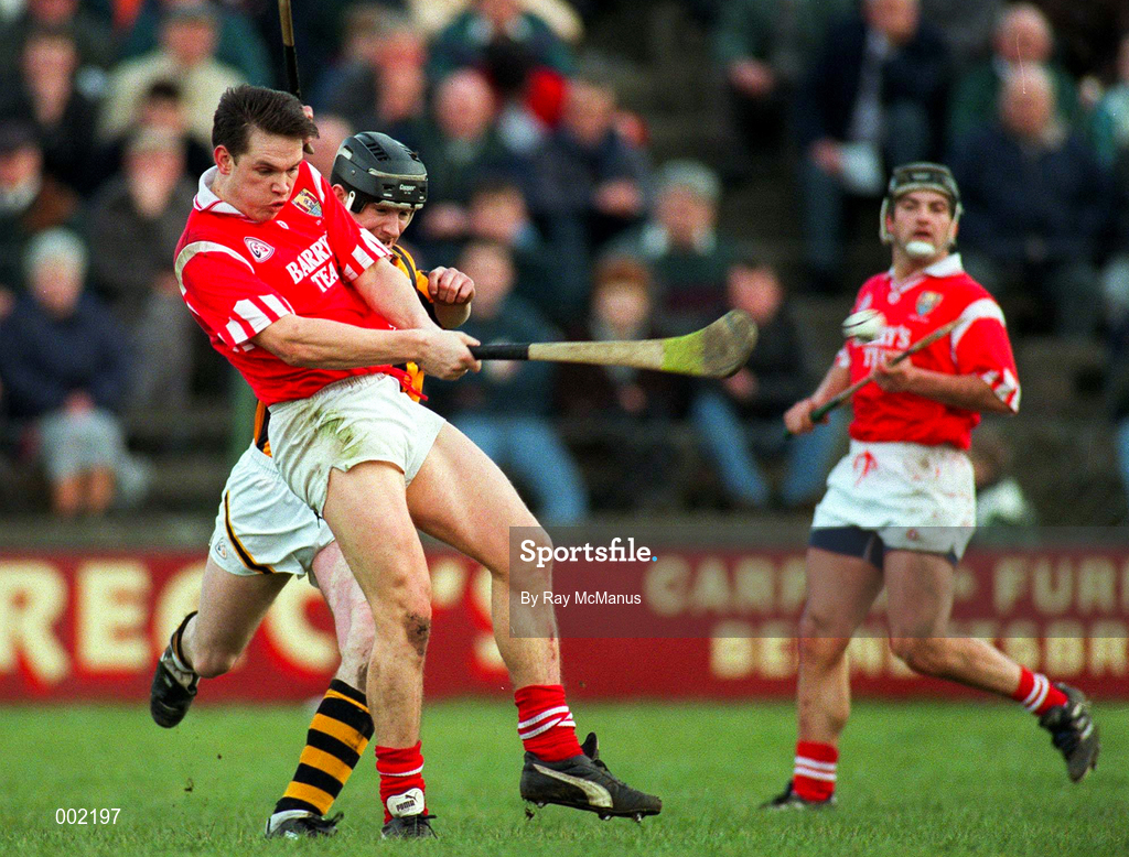 3 March 1996; Alan Browne of Cork during the National Hurling League Division 1 match between Kilkenny and Cork at Nowlan Park in Kilkenny. Photo by Ray McManus/Sportsfile
