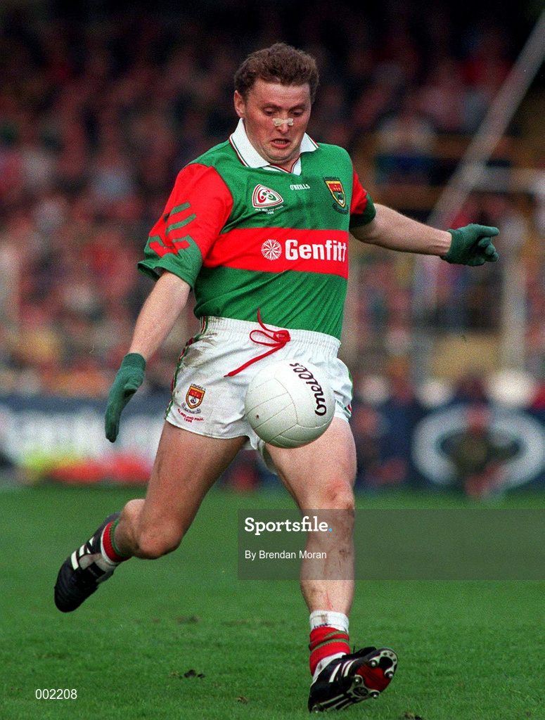 29 September 1996; Anthony Finnerty of Mayo during the GAA All-Ireland Senior Football Championship Final replay between Meath and Mayo at Croke Park in Dublin. Photo by Brendan Moran/Sportsfile