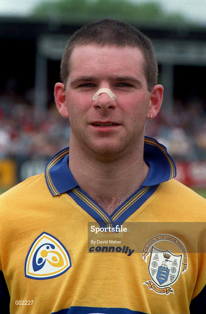 16 June 1996; Barry Keating of Clare prior to the Munster GAA Hurling Senior Championship Semi-Final match between Limerick and Clare at Gaelic Grounds in Limerick. Photo by David Maher/Sportsfile