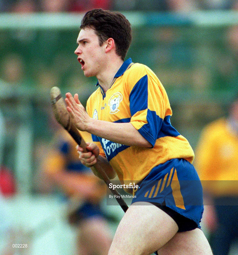 10 May 1997; Barry Murphy of Clare during the National Hurling League Division 1 match between Clare and Tipperary at Cusack Park in Ennis. Photo by Ray McManus/Sportsfile