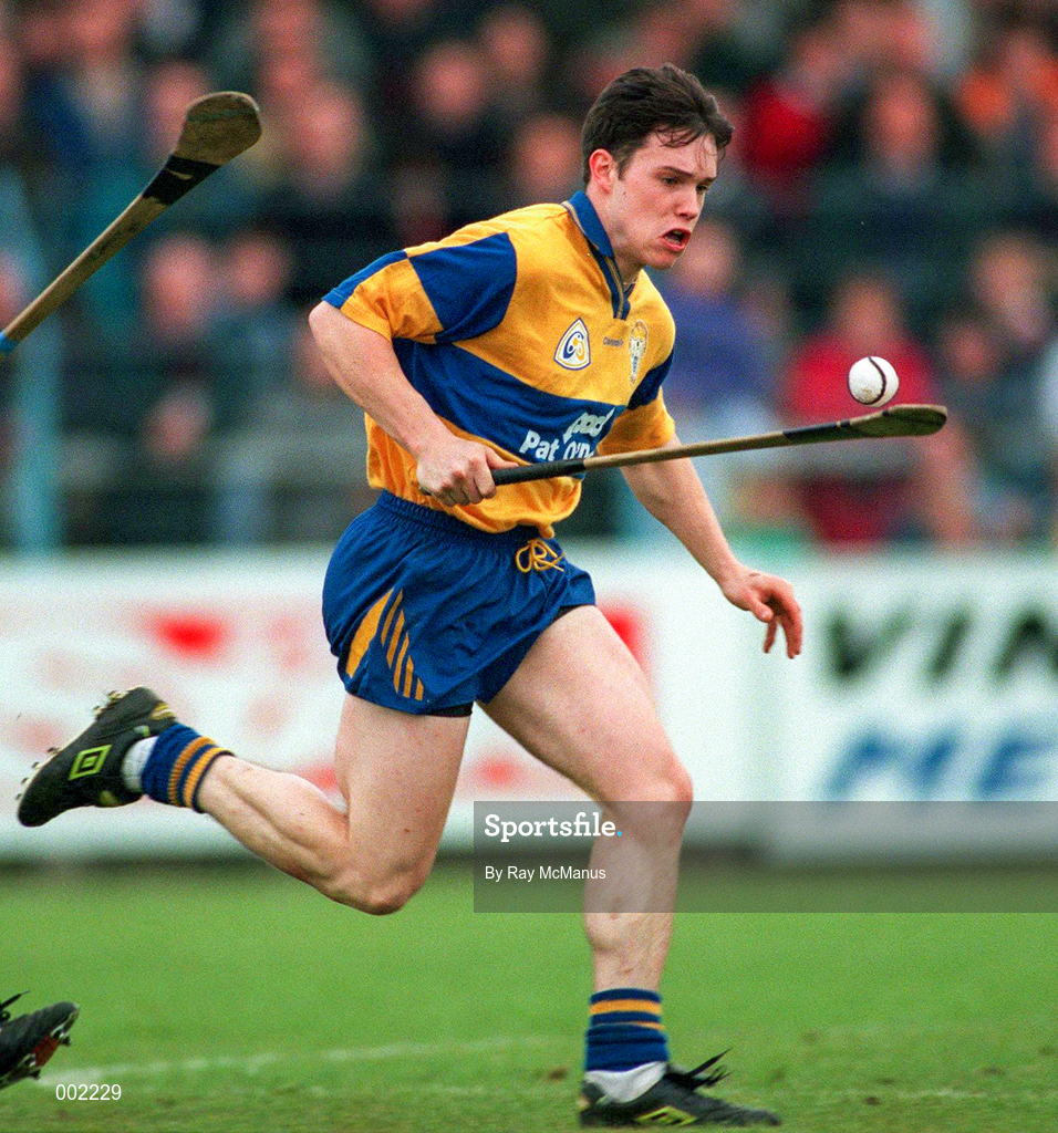 10 May 1997; Barry Murphy of Clare during the National Hurling League Division 1 match between Clare and Tipperary at Cusack Park in Ennis. Photo by Ray McManus/Sportsfile