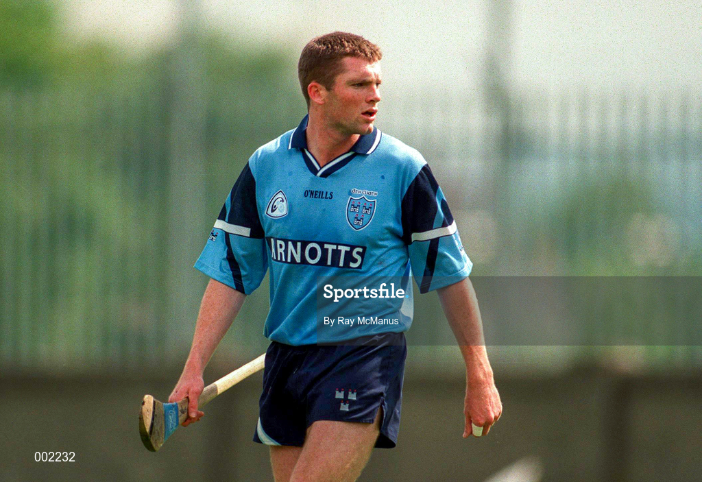 11 May 1997; Barry O'Sullivan of Dublin during the National Hurling League Division 2 match between Dublin and Antrim at Parnell Park in Dublin. Photo by Ray McManus/Sportsfile