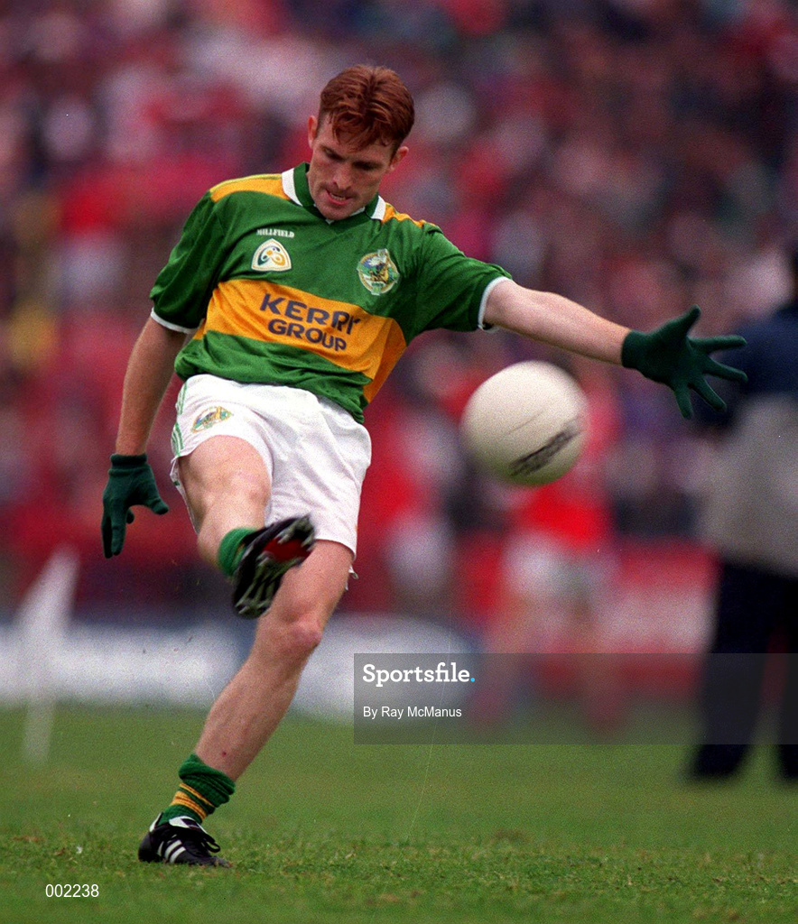 21 July 1996; Billy O'Shea of Kerry during the Bank of Ireland Munster Senior Football Championship Final match between Cork and Kerry at Páirc Uí Chaoimh in Cork. Photo by Ray McManus/Sportsfile