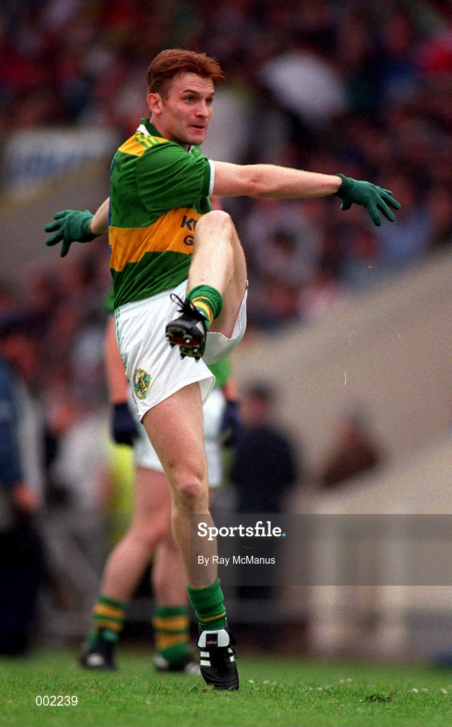21 July 1996; Billy O'Shea of Kerry during the Bank of Ireland Munster Senior Football Championship Final match between Cork and Kerry at Páirc Uí Chaoimh in Cork. Photo by Ray McManus/Sportsfile