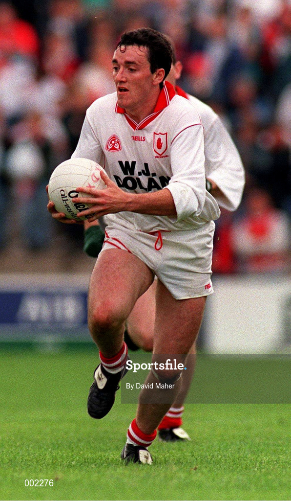 30 June 1996; Brian Dooher of Tyrone during the Ulster Senior Football Championship Semi-Final at St Tiernach's Park in Clones. Photo by David Maher/Sportsfile