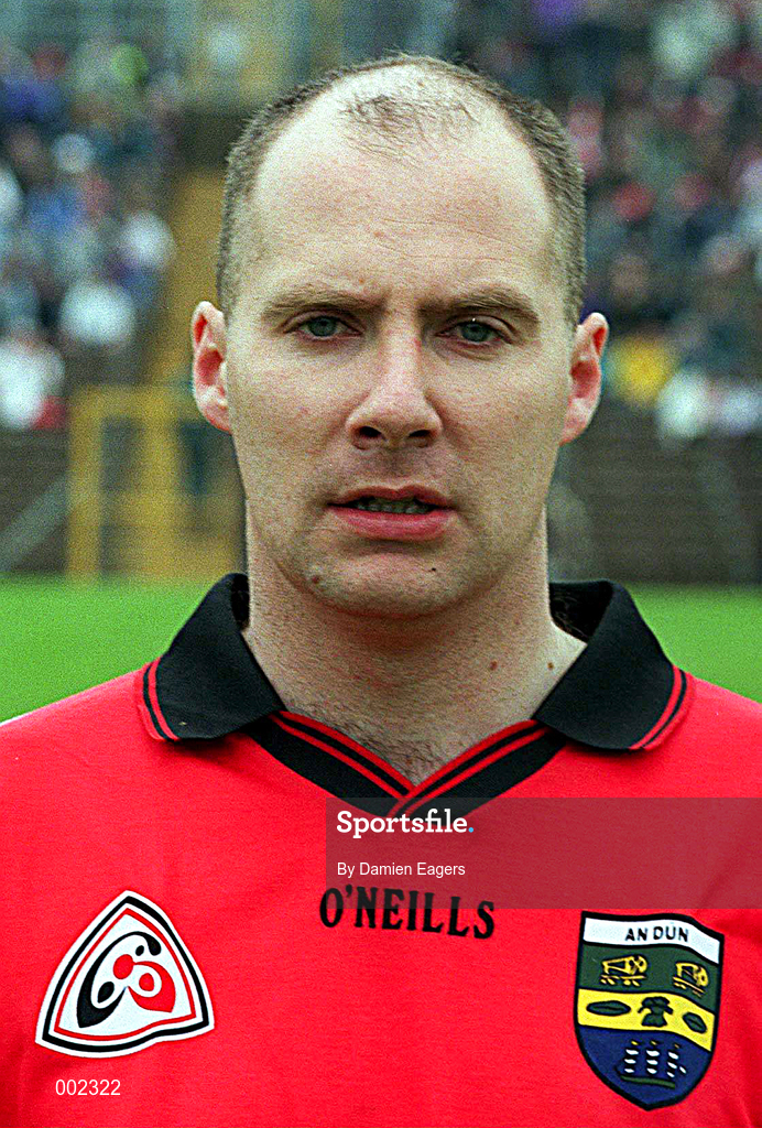 18 May 1997; Cathal Murray of Down ahead of the Ulster GAA Football Senior Championship Preliminary Round match between Down and Tyrone at St. Tiernach's Park in Clones. Photo by Damien Eagers/Sportsfile