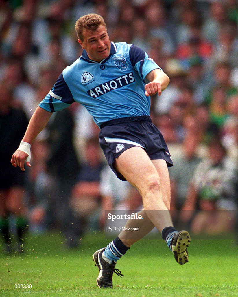 28 July 1996; Charlie Redmond of Dublin during the Leinster Senior Football Championship Final between Dublin and Meath at Croke Park in Dublin. Photo by Ray McManus/Sportsfile