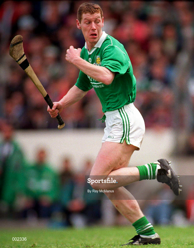 16 June 1996; Ciaran Carey of Limerick during the Munster GAA Hurling Senior Championship Semi-Final match between Limerick and Clare at Gaelic Grounds in Limerick. Photo by Ray McManus/Sportsfile
