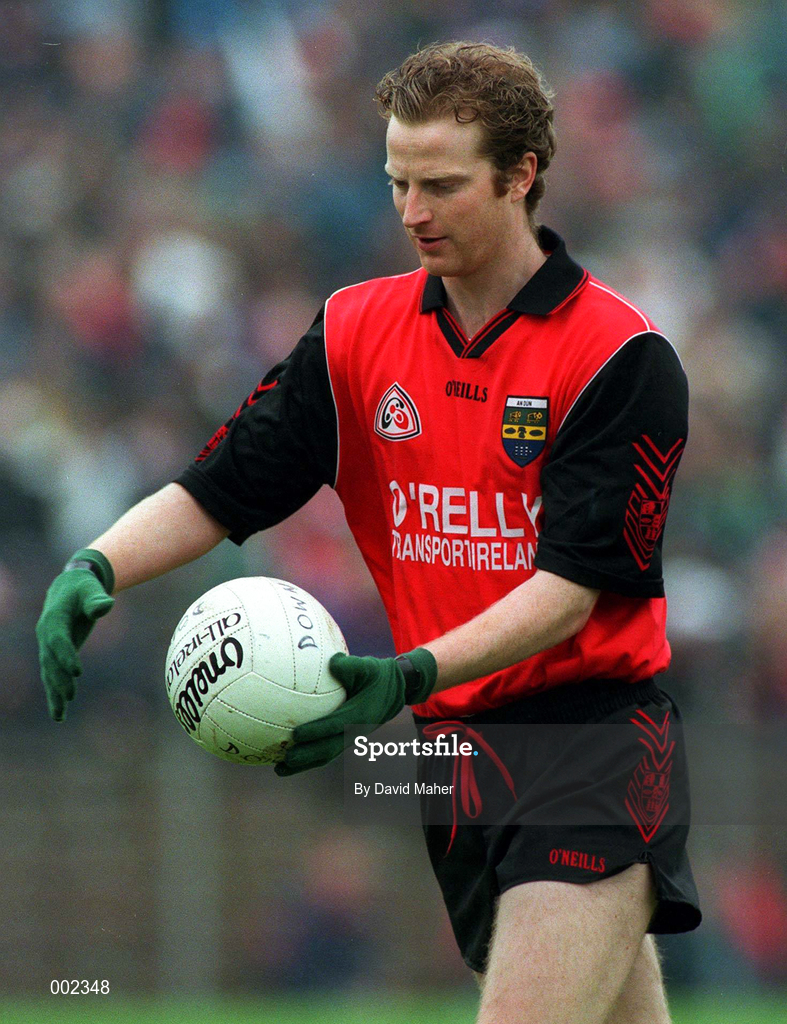 18 May 1997; Ciaran McCabe of Down during the Ulster GAA Football Senior Championship Preliminary Round match between Down and Tyrone at St. Tiernach's Park in Clones. Photo by David Maher/Sportsfile