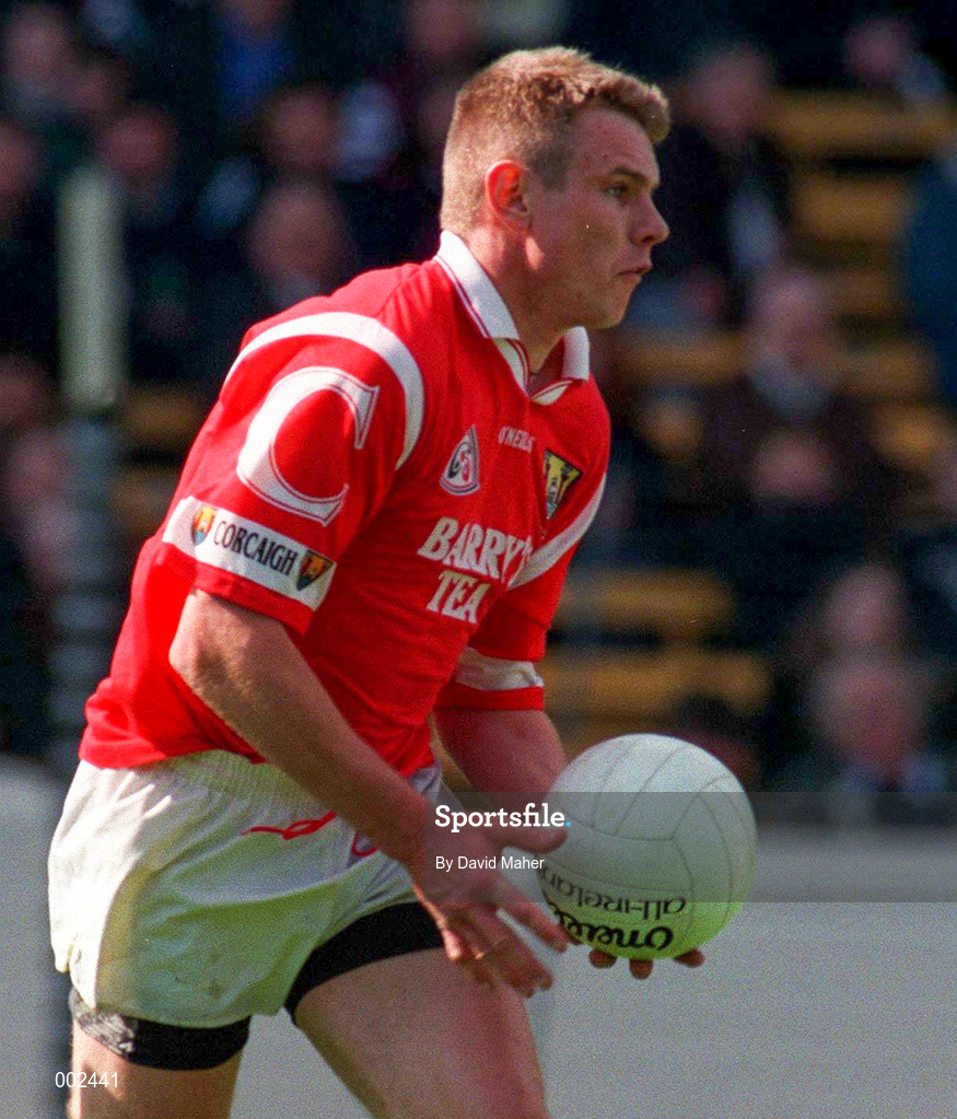 21 July 1996; Damien O'Neill of Cork during the Munster Senior Football Championship Final at Pairc Ui Chaoimh in Cork. Photo by David Maher/Sportsfile