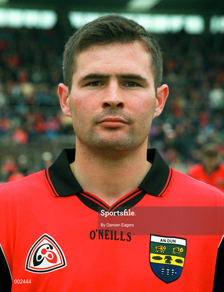 18 May 1997; Daniel Flynn of Down ahead of the Ulster GAA Football Senior Championship Preliminary Round match between Down and Tyrone at St. Tiernach's Park in Clones. Photo by Damien Eagers/Sportsfile