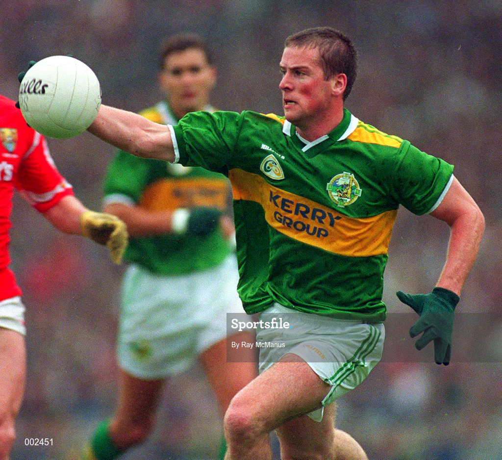 21 July 1996; Dara O'Cinneide of Kerry during the Munster Senior Football Championship Final between Cork and Kerry at Pairc Ui Chaoimh, Cork. Photo by Ray McManus/Sportsfile