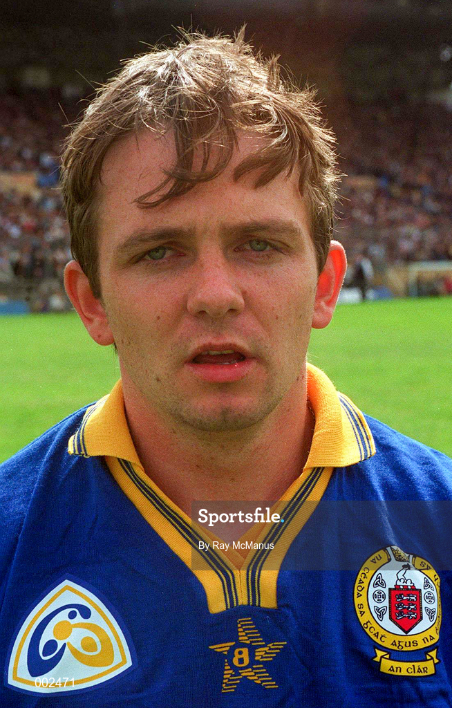 4 August 1995; David Fitzgerald of Clare prior to the All-Ireland Senior Hurling Championship Semi-Final match between Clare and Galway at Croke Park in Dublin. Photo by Ray McManus/Sportsfile