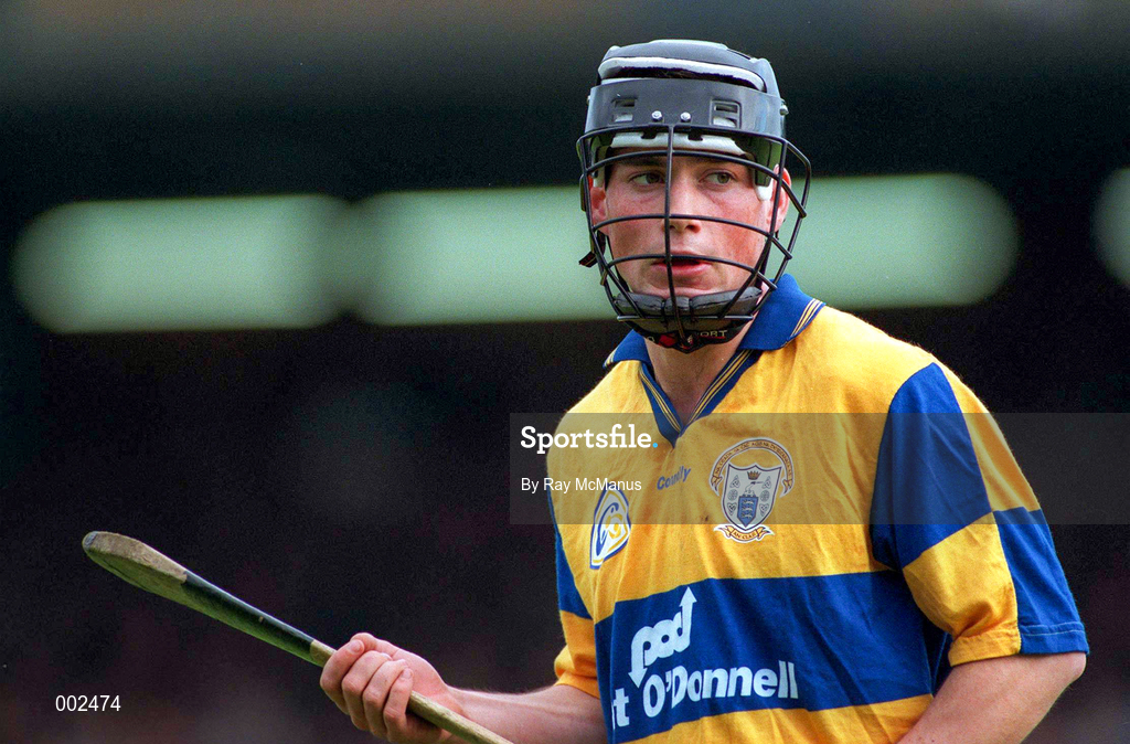 10 May 1997; David Forde of Clare during the National Hurling League Division 1 match between Clare and Tipperary at Cusack Park in Ennis. Photo by Ray McManus/Sportsfile
