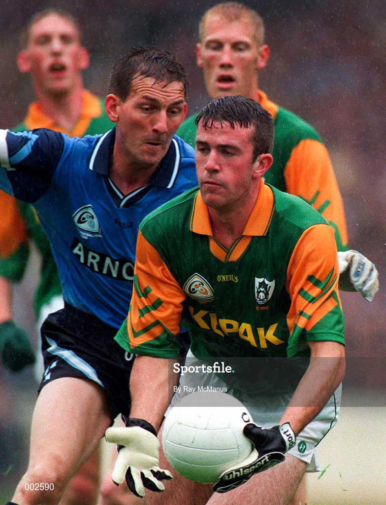 28 July 1996; Evan Kelly of Meath during the Leinster Senior Football Championship Final between Dublin and Meath in Croke Park, Dublin. Photo by Ray McManus/Sportsfile