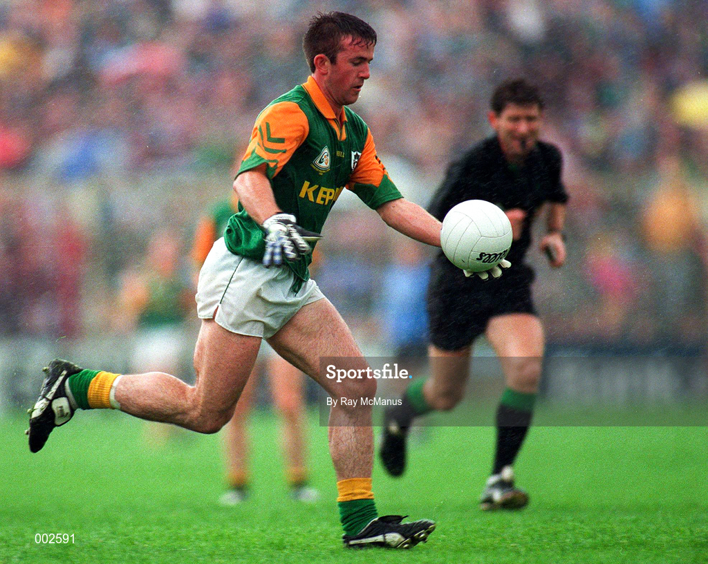 28 July 1996; Evan Kelly of Meath during the Leinster Senior Football Championship Final between Dublin and Meath in Croke Park, Dublin. Photo by Ray McManus/Sportsfile