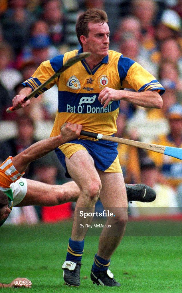 3 September 1995; Fergus Tuohy of Clare during the All-Ireland Senior Hurling Championship Final between Clare and Offaly at Croke Park in Dublin. Photo by Ray McManus/Sportsfile
