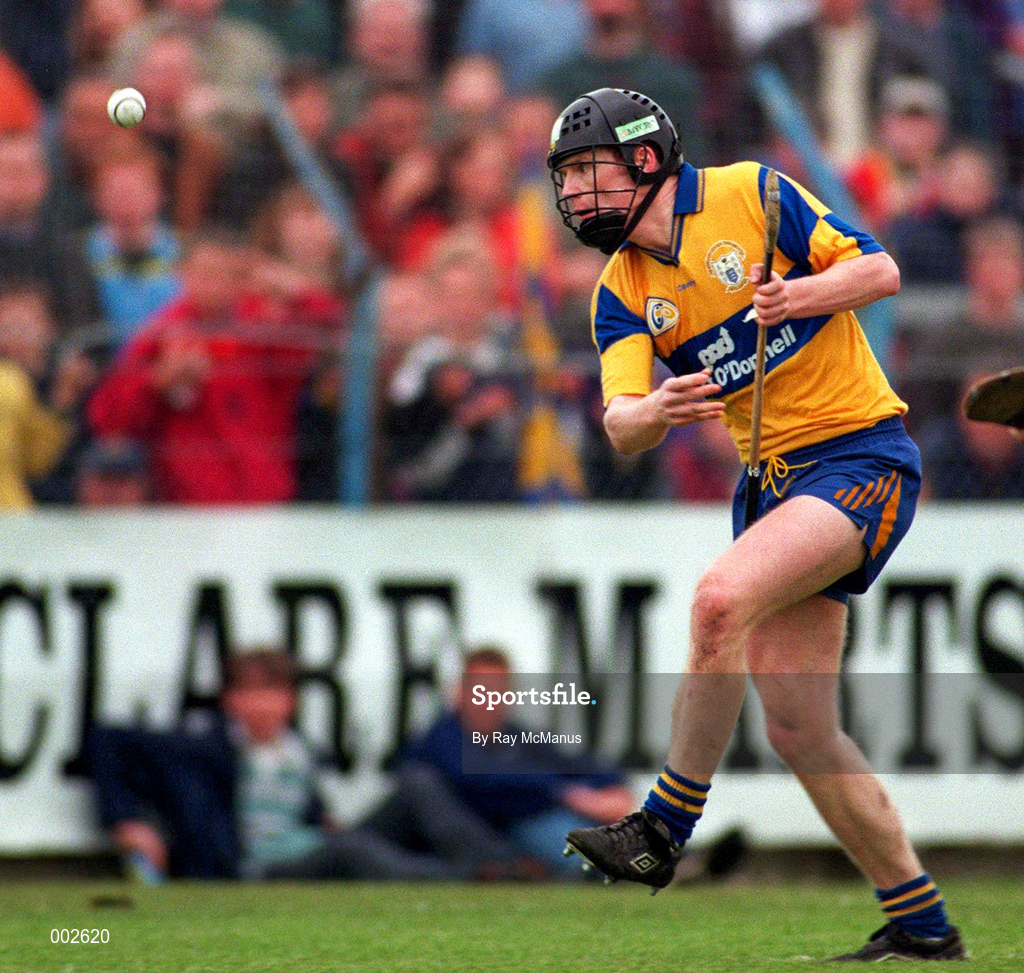 10 May 1997; Frank Lohan of Clare during the National Hurling League Division 1 match between Clare and Tipperary at Cusack Park in Ennis. Photo by Ray McManus/Sportsfile