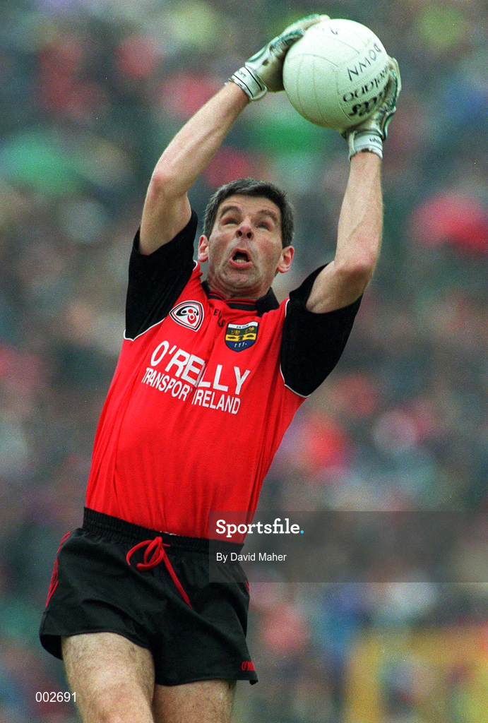 18 May 1997; Greg Blaney of Down during the Ulster GAA Football Senior Championship Preliminary Round match between Down and Tyrone at St. Tiernach's Park in Clones. Photo by David Maher/Sportsfile