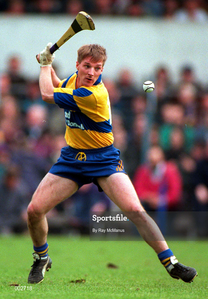 10 May 1997; James O'Connor of Clare during the National Hurling League Division 1 match between Clare and Tipperary at Cusack Park in Ennis. Photo by Ray McManus/Sportsfile