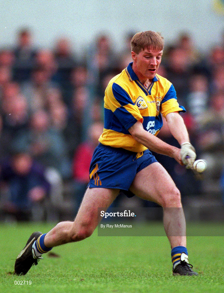 10 May 1997; James O'Connor of Clare during the National Hurling League Division 1 match between Clare and Tipperary at Cusack Park in Ennis. Photo by Ray McManus/Sportsfile