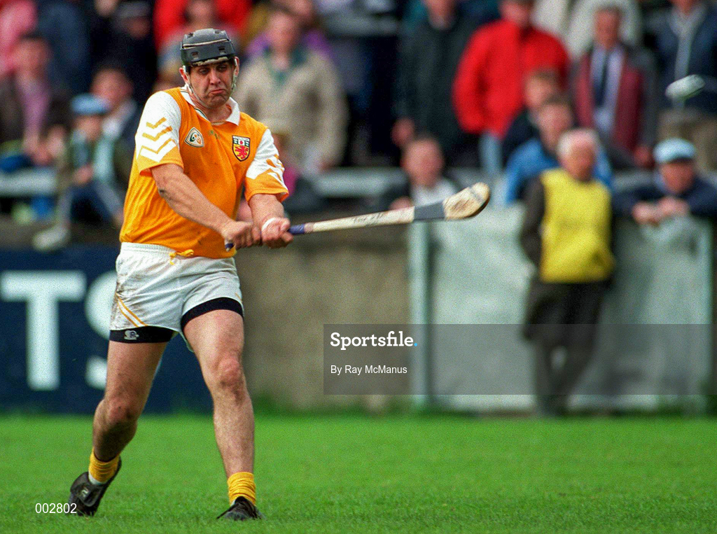 11 May 1997; John Carson of Antrim during the National Hurling League Division 2 match between Dublin and Antrim at Parnell Park in Dublin. Photo by Ray McManus/Sportsfile