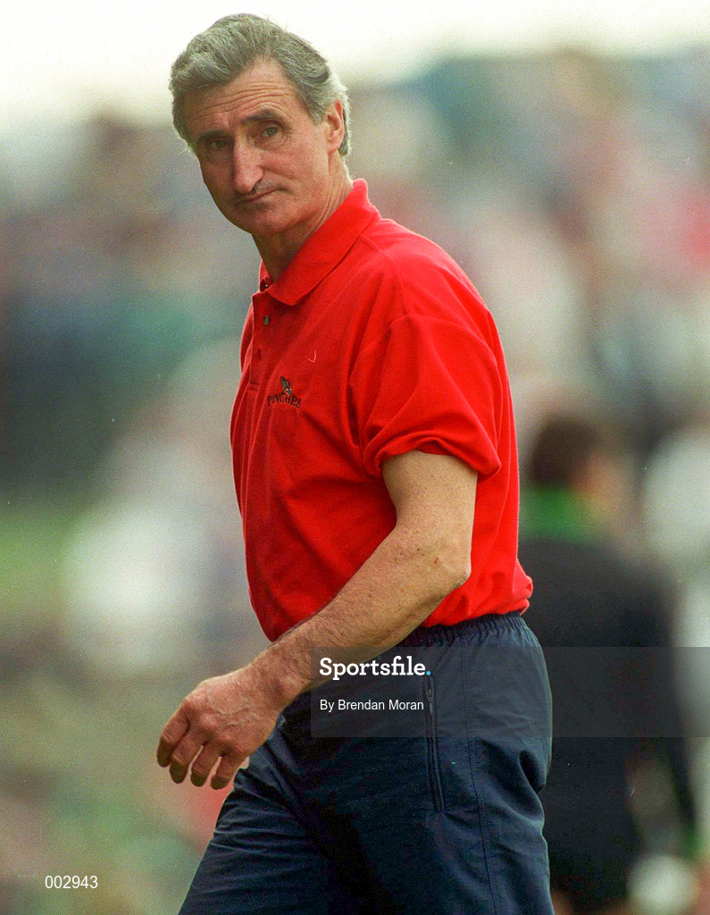 13 April 1997; Tipperary manager Len Gaynor during the National Hurling League Division 1 match between Limerick v Tipperary at the Gaelic Grounds in Limerick. Photo by Brendan Moran/Sportsfile