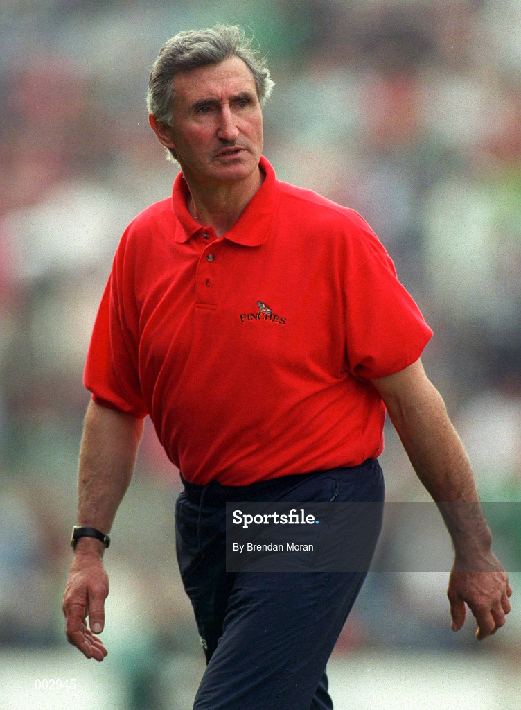 13 April 1997; Tipperary manager Len Gaynor during the National Hurling League Division 1 match between Limerick v Tipperary at the Gaelic Grounds in Limerick. Photo by Brendan Moran/Sportsfile
