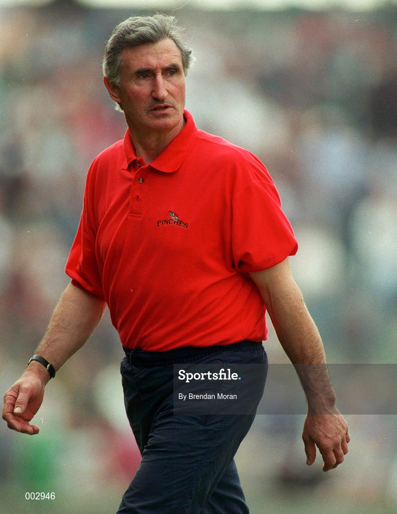 13 April 1997; Tipperary manager Len Gaynor during the National Hurling League Division 1 match between Limerick v Tipperary at the Gaelic Grounds in Limerick. Photo by Brendan Moran/Sportsfile
