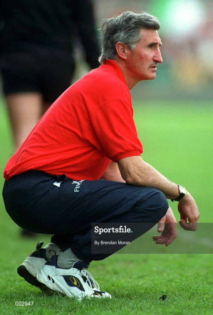 13 April 1997; Tipperary manager Len Gaynor during the National Hurling League Division 1 match between Limerick v Tipperary at the Gaelic Grounds in Limerick. Photo by Brendan Moran/Sportsfile