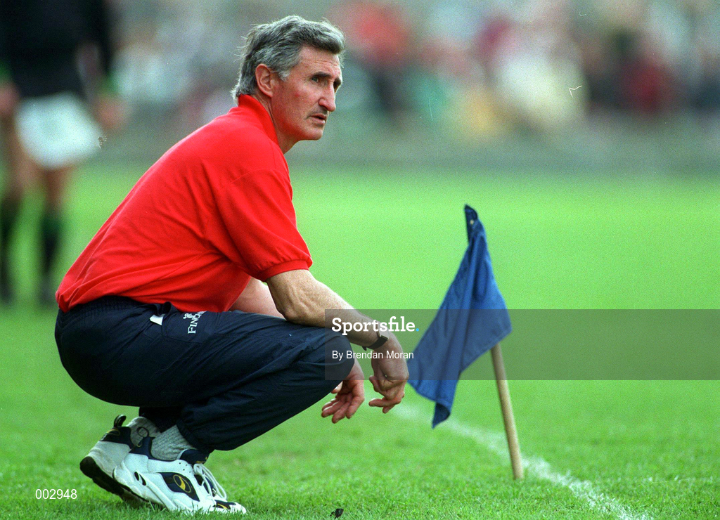 13 April 1997; Tipperary manager Len Gaynor during the National Hurling League Division 1 match between Limerick v Tipperary at the Gaelic Grounds in Limerick. Photo by Brendan Moran/Sportsfile