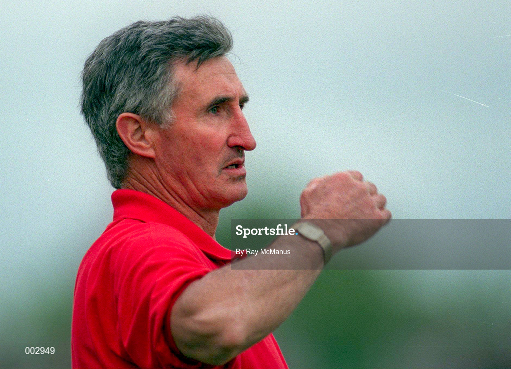 10 May 1997; Tipperary manager Len Gaynor during the National Hurling League Division 1 match between Clare and Tipperary at Cusack Park in Ennis. Photo by Ray McManus/Sportsfile
