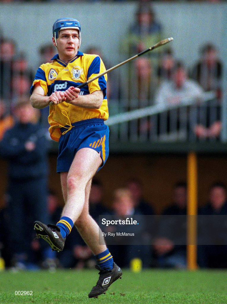 10 May 1997; Liam Doyle of Clare during the National Hurling League Division 1 match between Clare and Tipperary at Cusack Park in Ennis. Photo by Ray McManus/Sportsfile