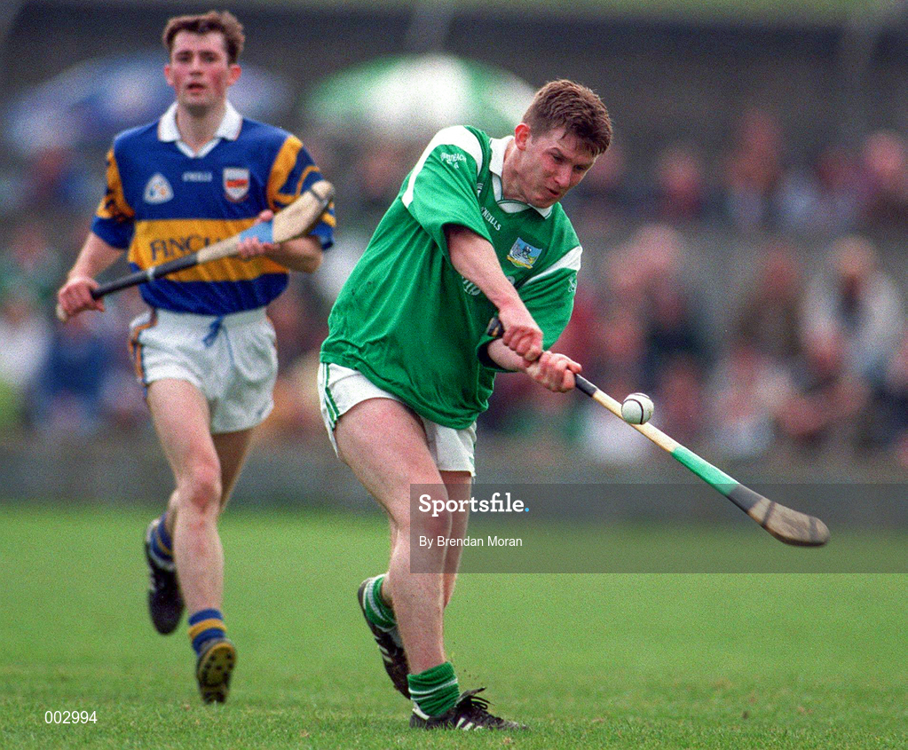 13 April 1997; Mark Foley of Limerick during the National Hurling League Division 1 match between Limerick v Tipperary at the Gaelic Grounds in Limerick. Photo by Brendan Moran/Sportsfile