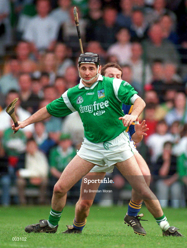 13 April 1997; Mike Nash of Limerick during the National Hurling League Division 1 match between Limerick v Tipperary at the Gaelic Grounds in Limerick. Photo by Brendan Moran/Sportsfile