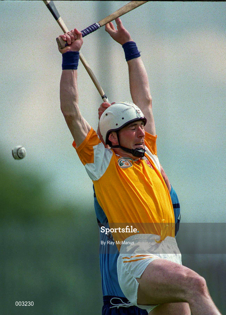 11 May 1997; Paul McKillen of Antrim during the National Hurling League Division 2 match between Dublin and Antrim at Parnell Park in Dublin. Photo by Ray McManus/Sportsfile