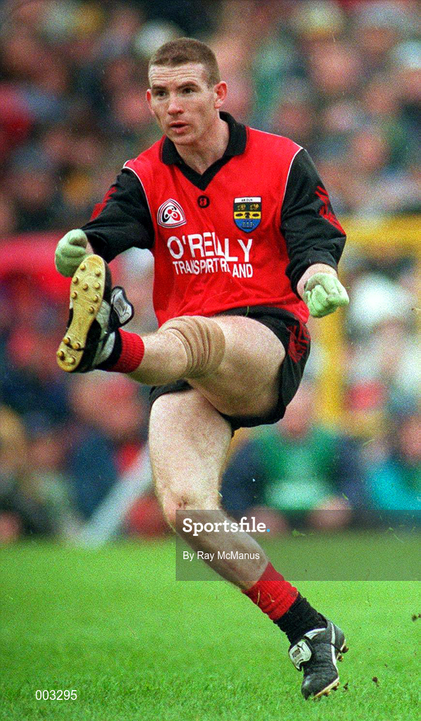 21 May 1995; Ross Carr of Down during the Bank of Ireland Ulster Senior Football Championship Preliminary Round match between Donegal and Down at St Tiernach's Park in Clones, Monaghan. Photo by Ray McManus/Sportsfile