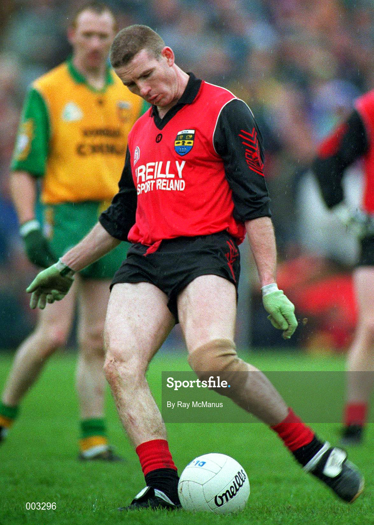 21 May 1995; Ross Carr of Down during the Bank of Ireland Ulster Senior Football Championship Preliminary Round match between Donegal and Down at St Tiernach's Park in Clones, Monaghan. Photo by Ray McManus/Sportsfile