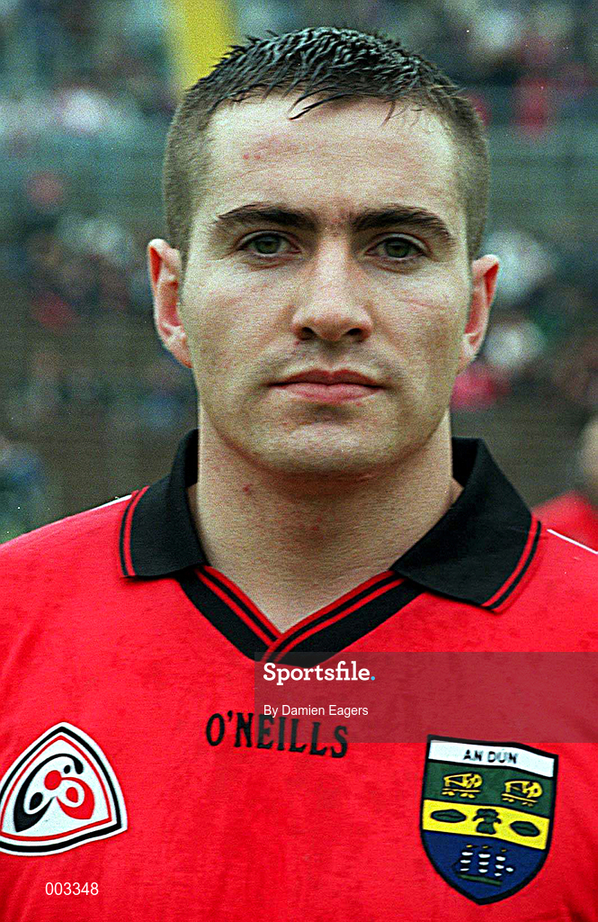 18 May 1997; Sean Ward of Down ahead of the Ulster GAA Football Senior Championship Preliminary Round match between Down and Tyrone at St. Tiernach's Park in Clones. Photo by Damien Eagers/Sportsfile