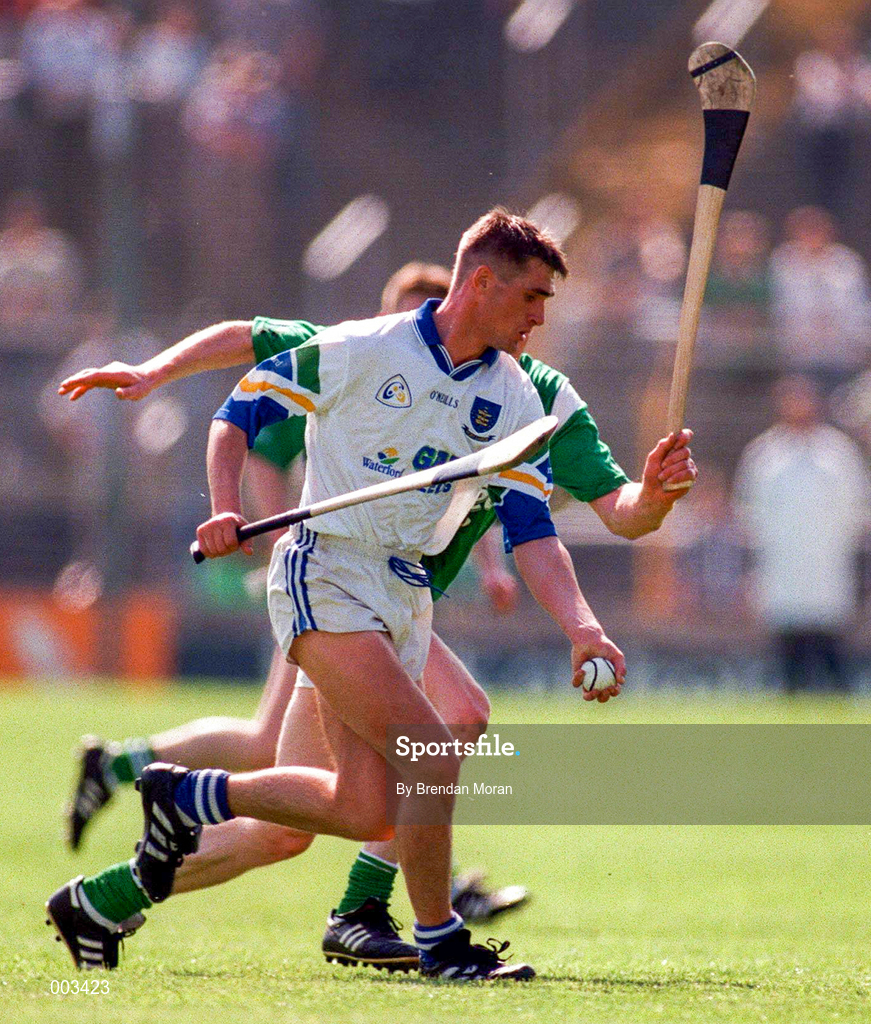 25 May 1997; Tony Browne of Waterford during the Munster Senior Hurling Championship Quarter-Final between Limerick and Waterford at Semple Stadium in Thurles, Co. Tipperary. Photo by Brendan Moran/Sportsfile