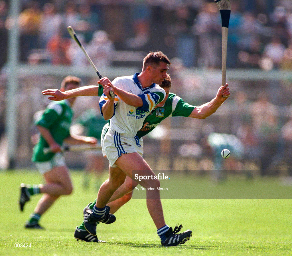 25 May 1997; Tony Browne of Waterford during the Munster Senior Hurling Championship Quarter-Final between Limerick and Waterford at Semple Stadium in Thurles, Co. Tipperary. Photo by Brendan Moran/Sportsfile