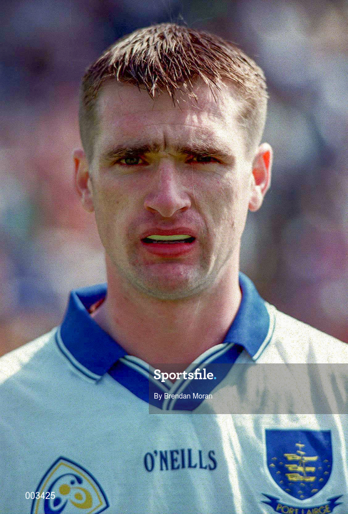 25 May 1997; Tony Browne of Waterford ahead of the Munster Senior Hurling Championship Quarter-Final match between Limerick and Waterford at Semple Stadium in Thurles. Photo by Brendan Moran/Sportsfile