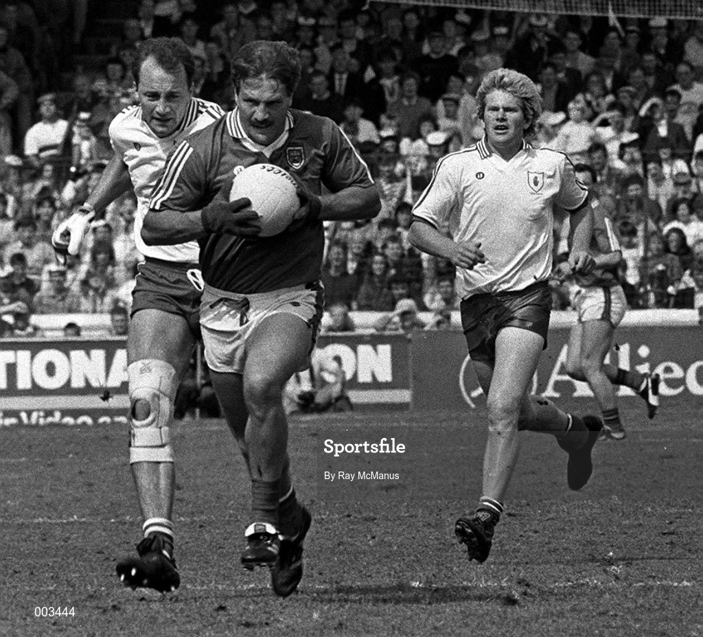 13 August 1989; Willie Joe Padden of Mayo in action during the All-Ireland Senior Football Championship Semi-Final match between Mayo and Tyrone at Croke Park, Dublin. Photo by Ray McManus/Sportsfile