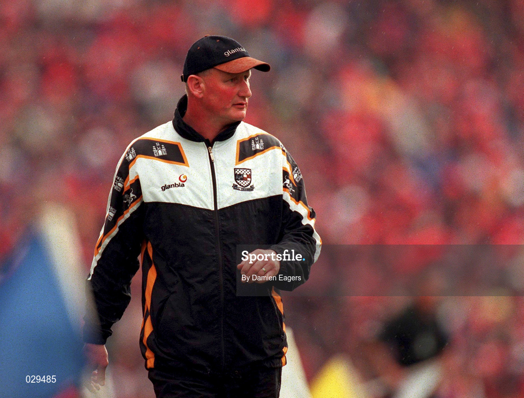 12 September 1999; Kilkenny manager Brian Cody during the Guinness All-Ireland Senior Hurling Championship Final between Cork and Kilkenny at Croke Park in Dublin. Photo by Damien Eagers/Sportsfile