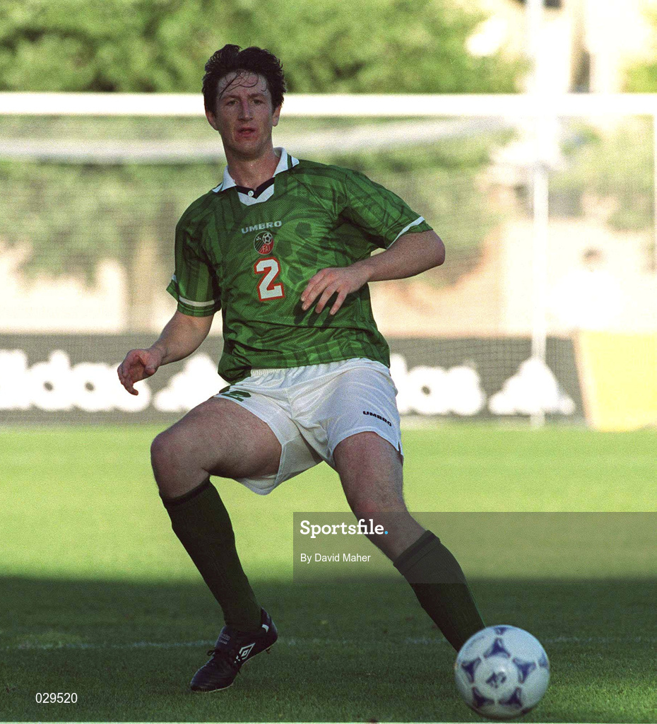 25 July 1999; Clive Delaney of Republic of Ireland during the UEFA European U18 Championship Finals Third Place Match between Greece and Republic of Ireland at Folkungavallen Stadium in Linköping, Sweden. Photo by David Maher/Sportsfile
